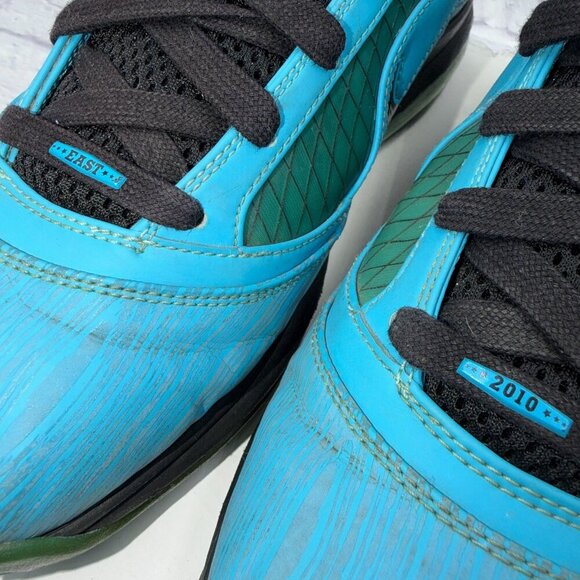 Nike Air Max 2010 LeBron 7 \'All Star\' Shoes Men\'s Size 11 Chlorine Blue Flywire main image 2